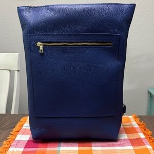 Portland Leather Royal Blue Backpack